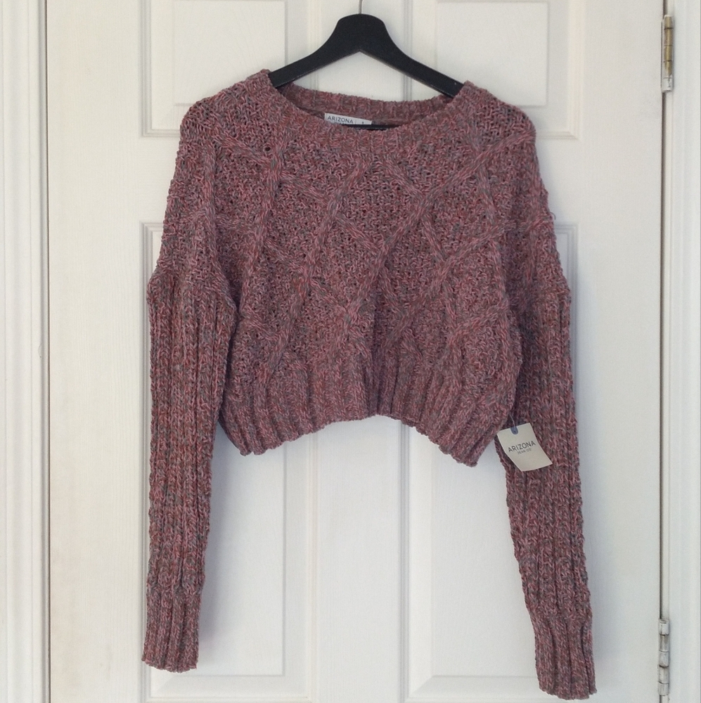 Arizona | Cropped Pink Sweater NWT